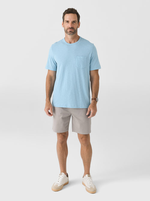 Faherty Brand Men's Sunwashed Regenerative Pocket Tee
