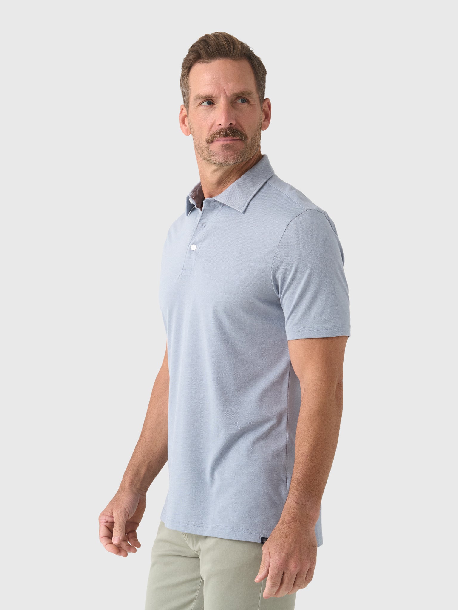 Faherty Brand Men's Short-Sleeve Movement Piqué Polo - Saint Bernard