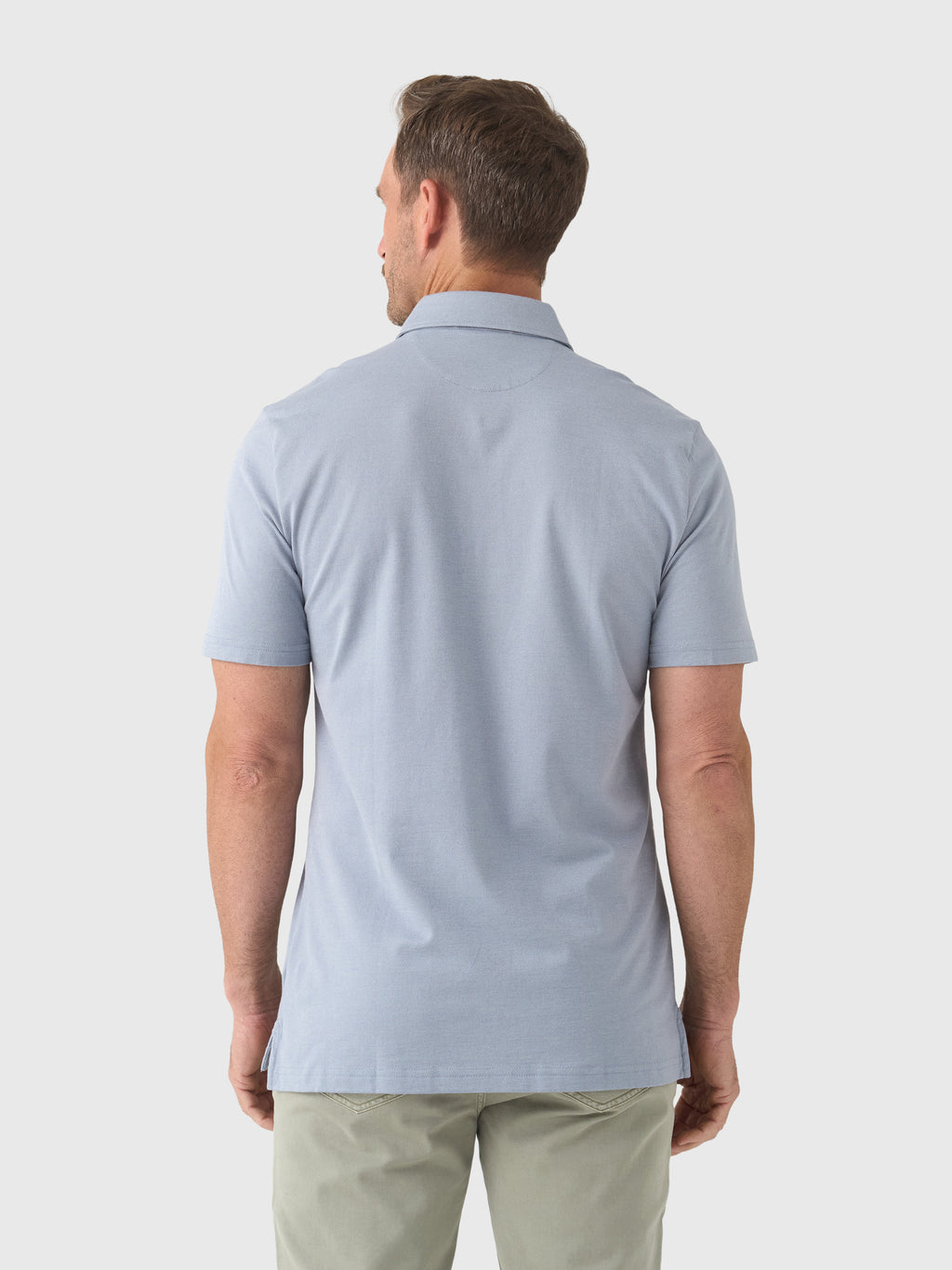 Faherty Brand Men's Short-Sleeve Movement Piqué Polo - Saint Bernard