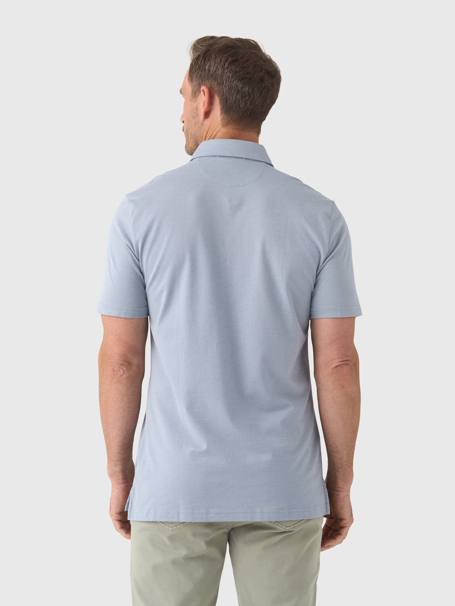 Faherty Brand Men's Short-Sleeve Movement Piqué Polo - Saint Bernard