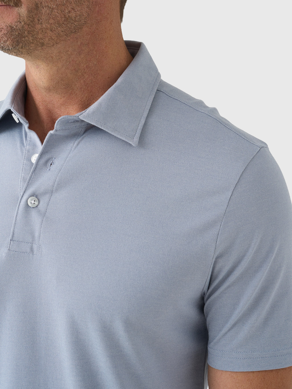 Faherty Brand Men's Short-Sleeve Movement Piqué Polo - Saint Bernard