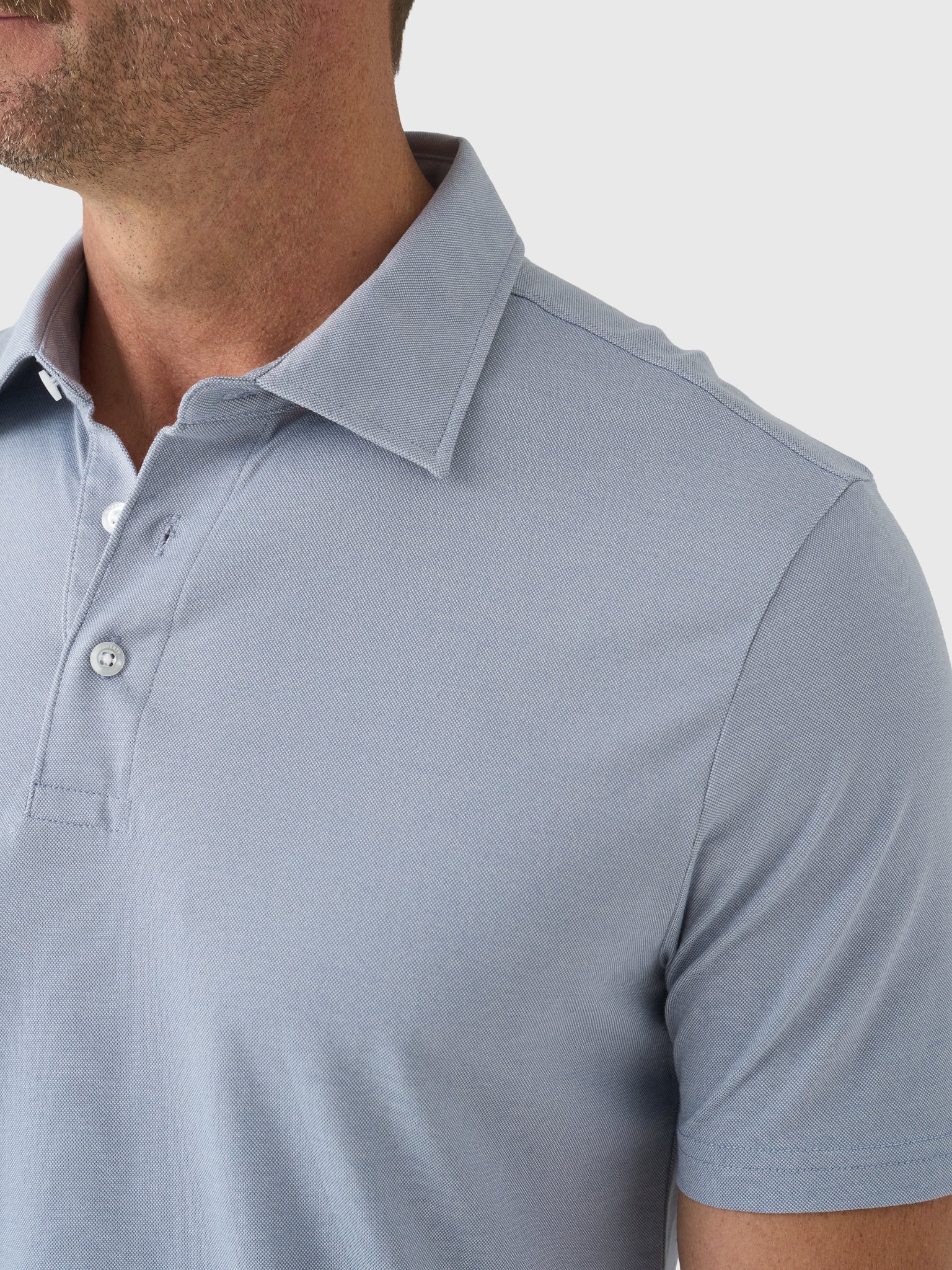 Faherty Brand Men's Short-Sleeve Movement Piqué Polo - Saint Bernard