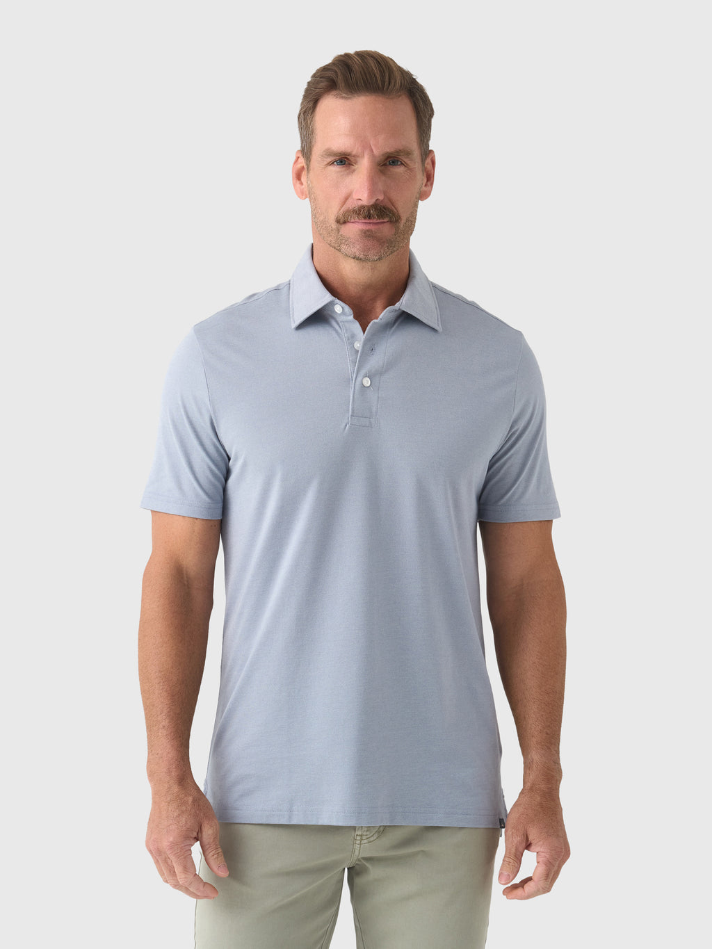 Faherty Brand Men's Short-Sleeve Movement Piqué Polo - Saint Bernard