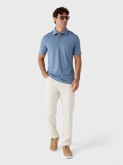 Faherty Brand Men's Short-Sleeve Movement Piqué Polo