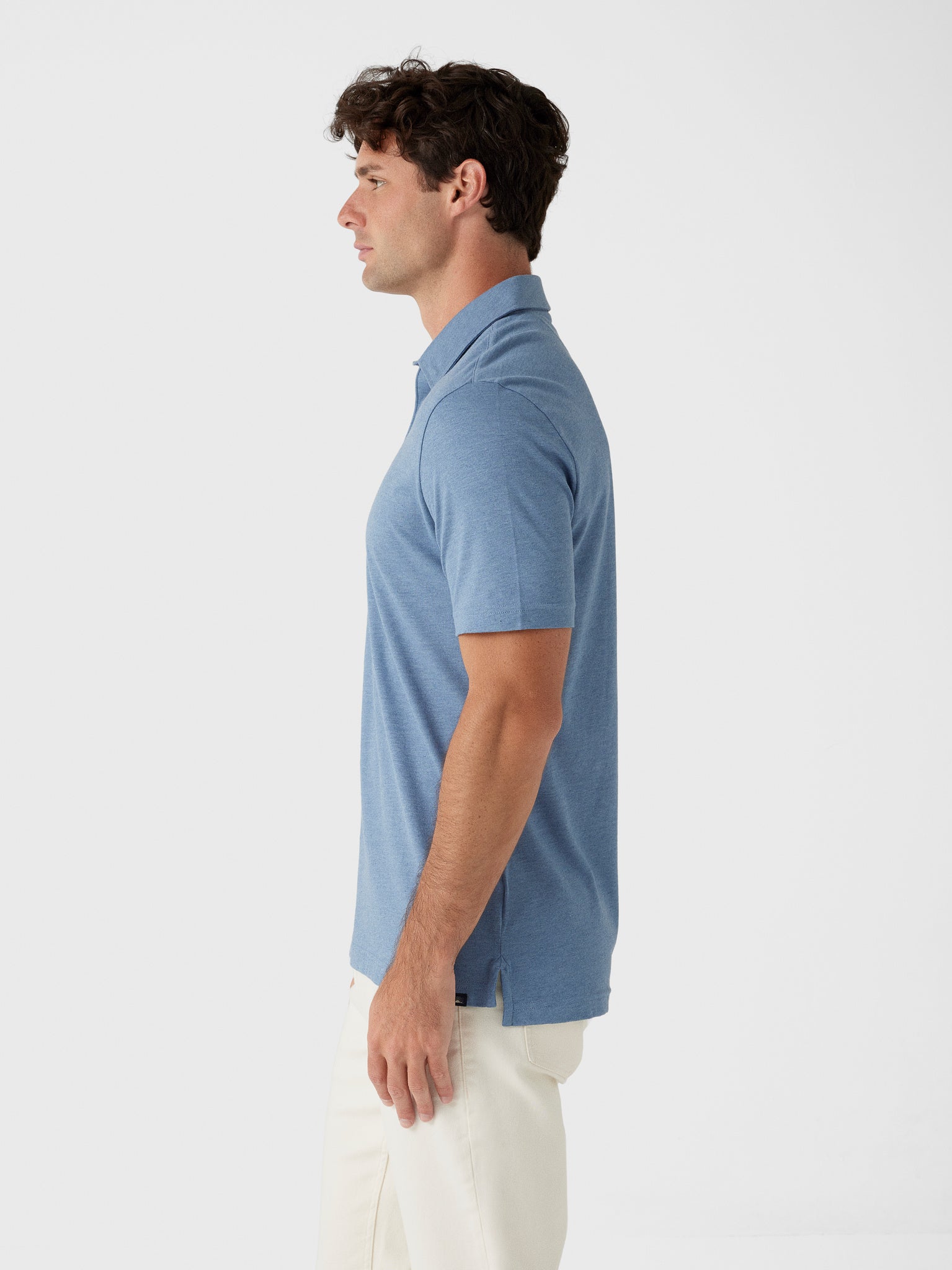 Faherty Brand Men's Short-Sleeve Movement Piqué Polo - Saint Bernard