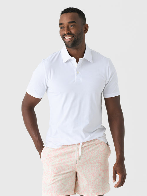 Faherty Brand Men's Short-Sleeve Movement Piqué Polo