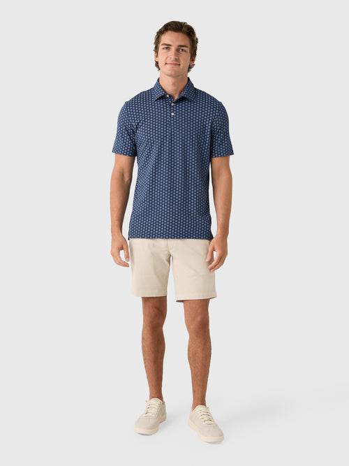 Faherty Brand Men's Short Sleeve Movement Piqué Polo