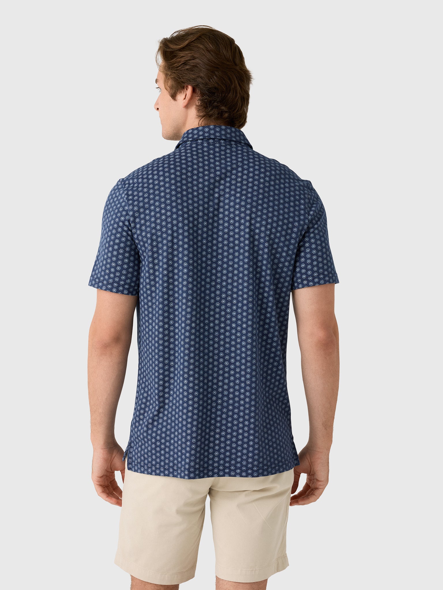 Faherty Brand Men's Short Sleeve Movement Piqué Polo - Saint Bernard