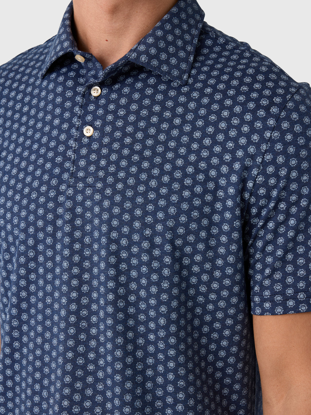 Faherty Brand Men's Short Sleeve Movement Piqué Polo - Saint Bernard