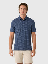 Faherty Brand Men's Short Sleeve Movement Piqué Polo - Saint Bernard