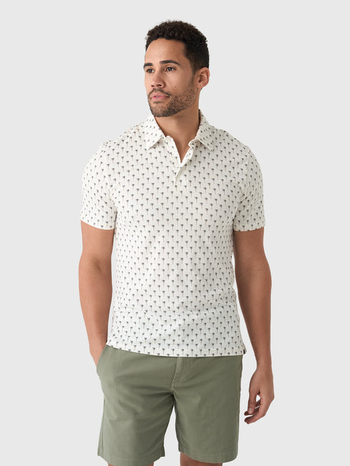 Faherty Brand Men's Short Sleeve Movement Piqué Polo