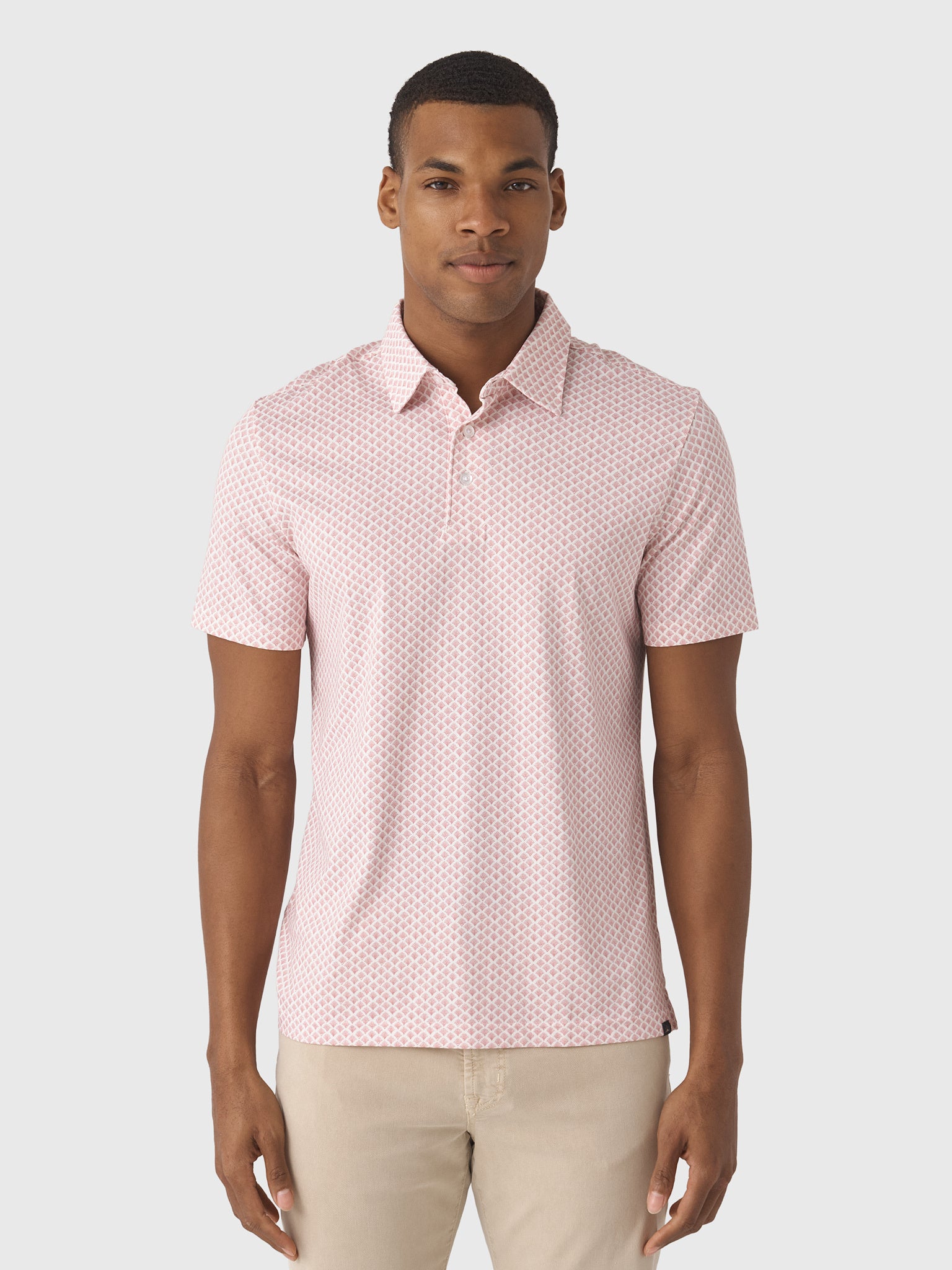 Faherty Brand Men's Short Sleeve Movement Piqué Polo - Saint Bernard
