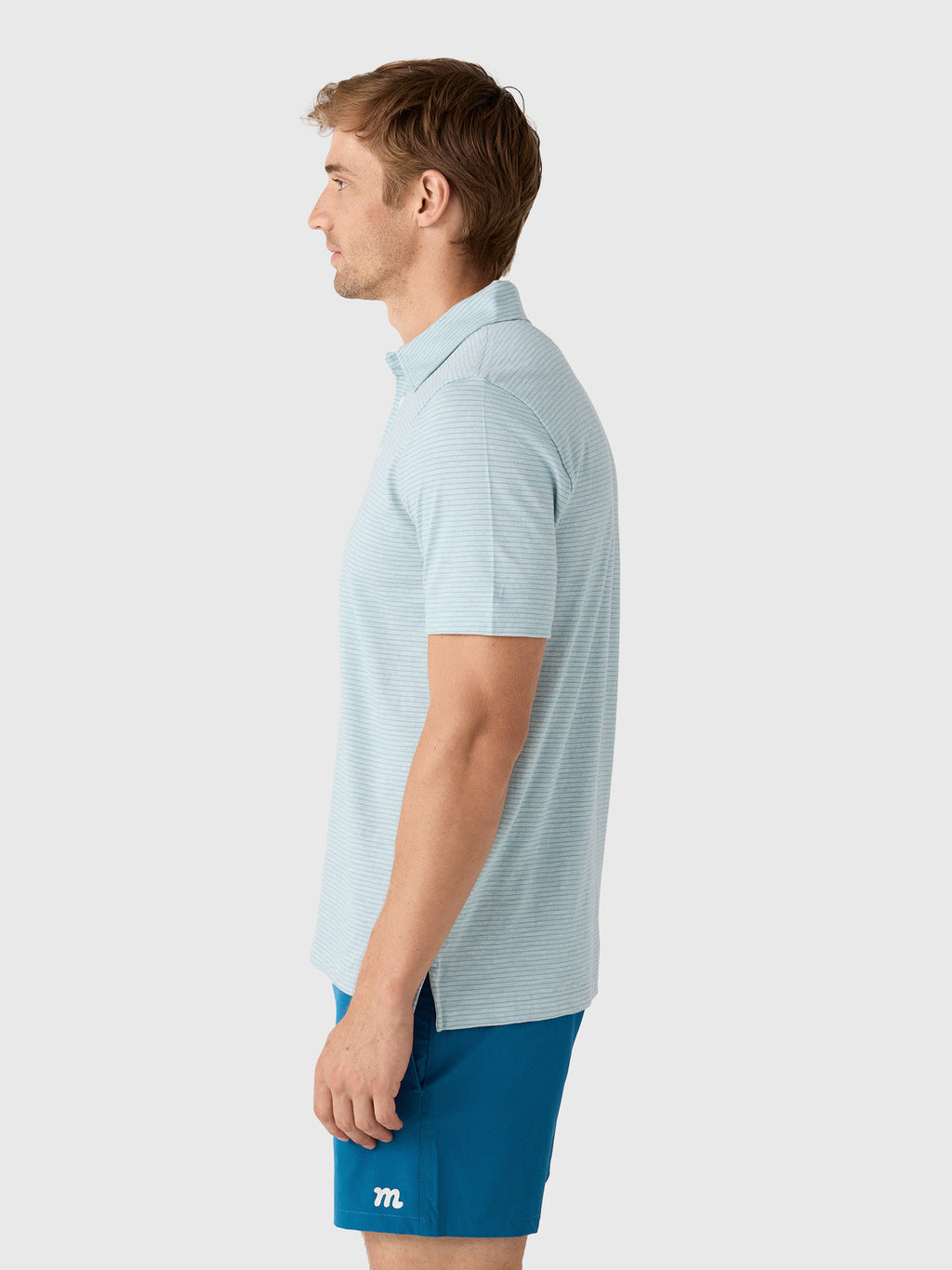 Faherty Brand Men's Sunwashed T-Shirt Polo - Saint Bernard