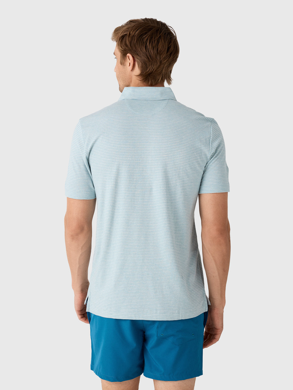 Faherty Brand Men's Sunwashed T-Shirt Polo - Saint Bernard