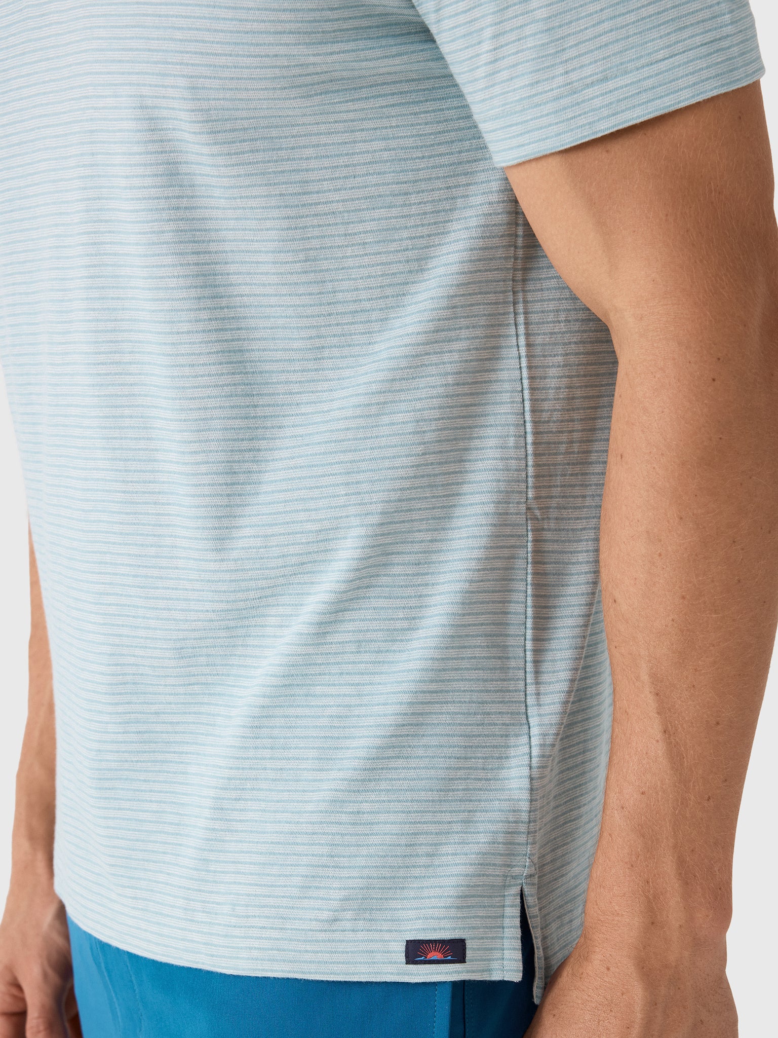 Faherty Brand Men's Sunwashed T-Shirt Polo - Saint Bernard