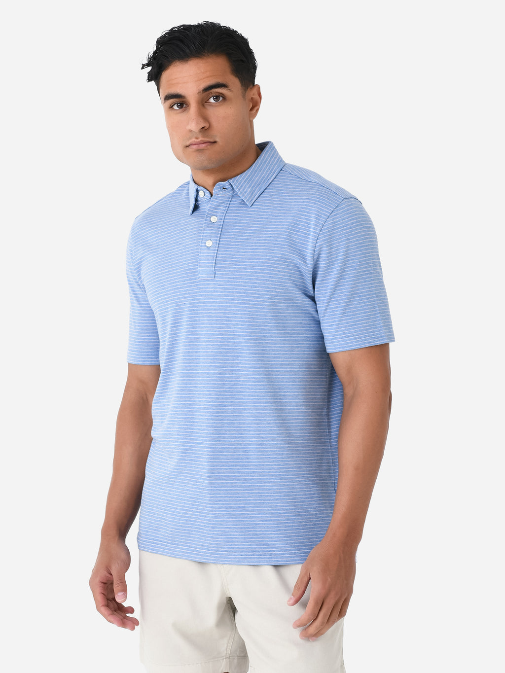 Faherty Brand Men's Short Sleeve Movement Polo - Saint Bernard