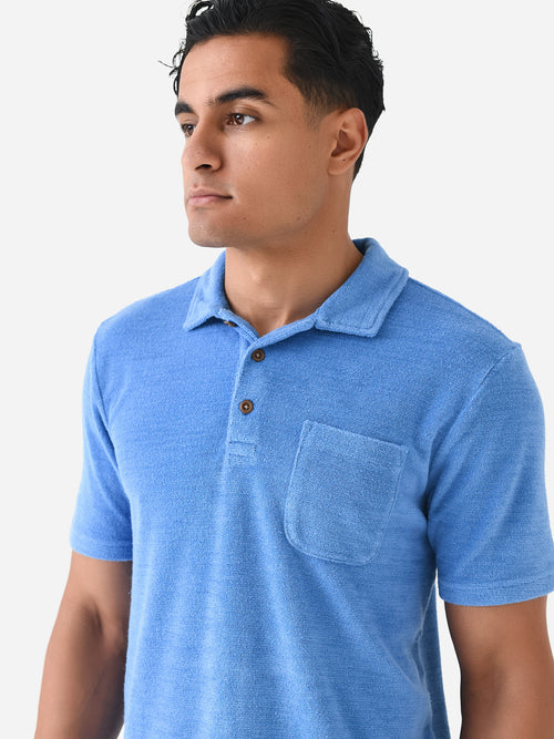 Faherty Brand Men's Cabana Towel Terry Polo