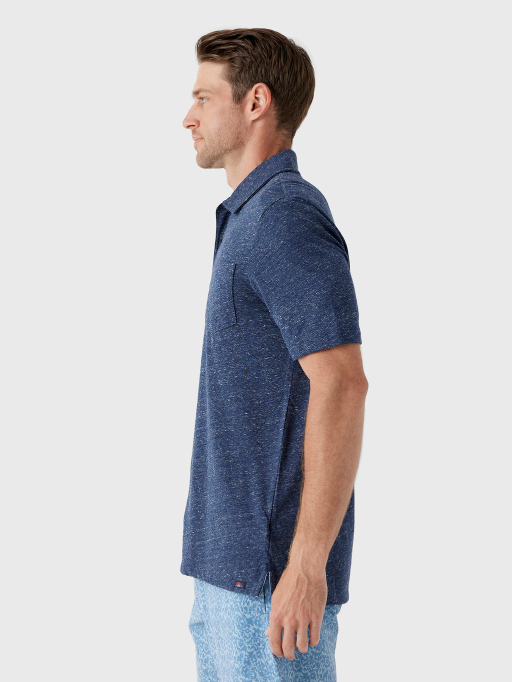Faherty Brand Men's Short-Sleeve Breeze Polo - Saint Bernard