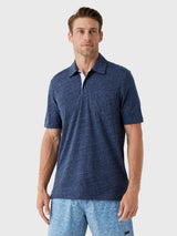 Faherty Brand Men's Short-Sleeve Breeze Polo - Saint Bernard