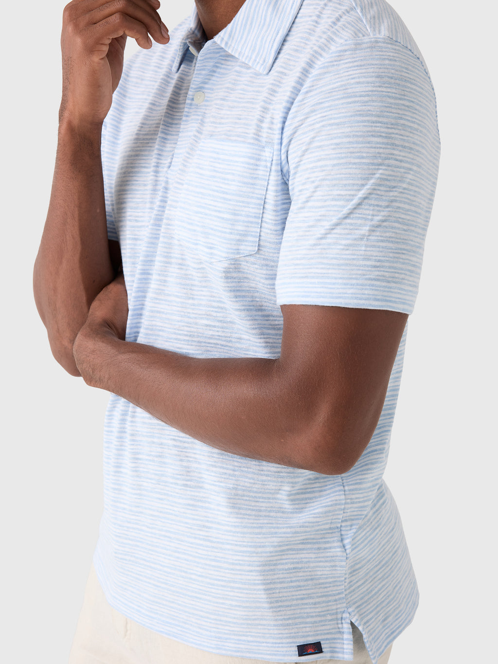 Faherty Brand Men's Short-Sleeve Breeze Polo - Saint Bernard