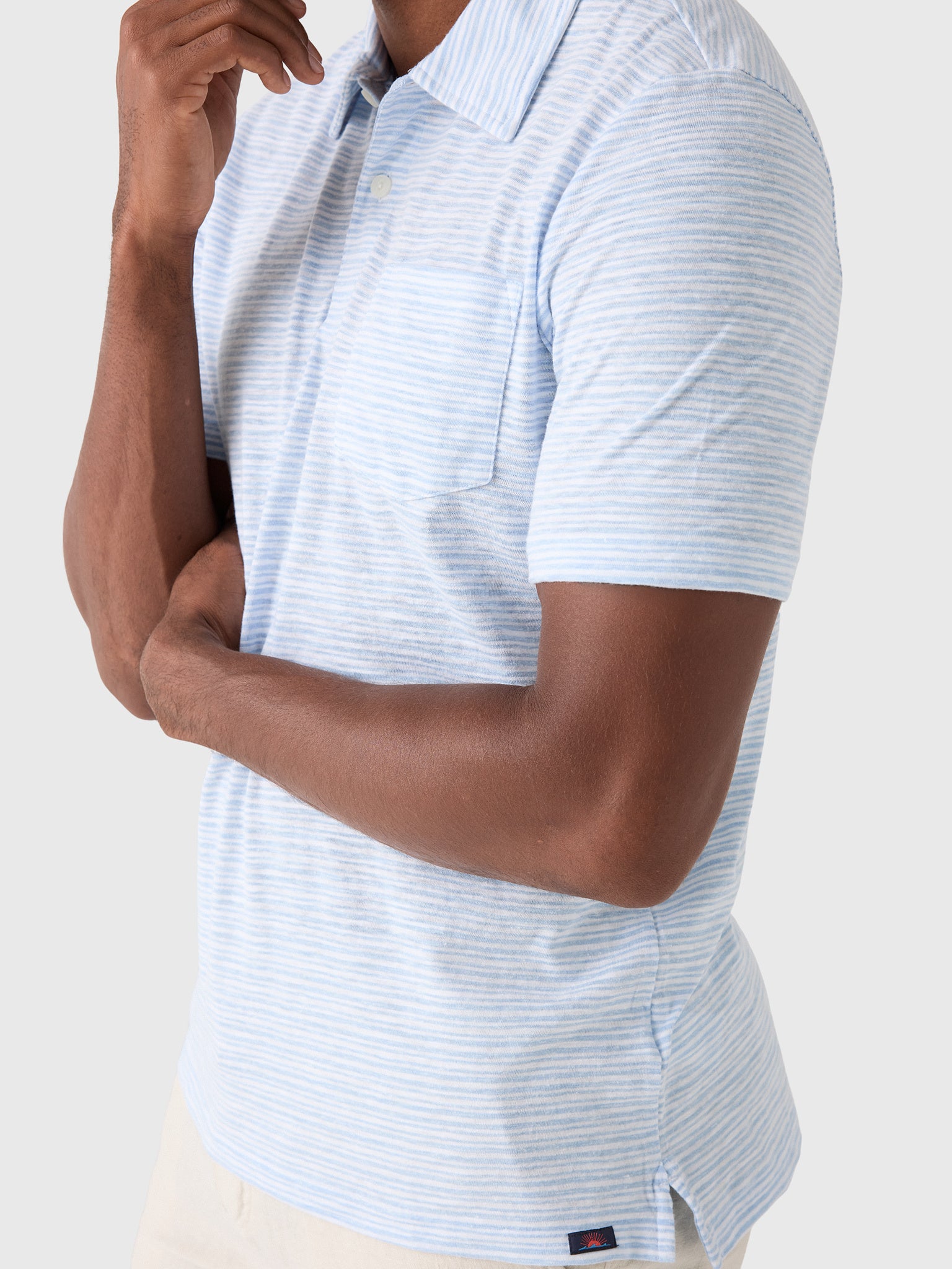 Faherty Brand Men's Short-Sleeve Breeze Polo - Saint Bernard