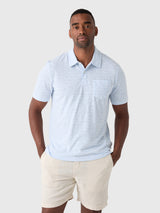 Faherty Brand Men's Short-Sleeve Breeze Polo - Saint Bernard
