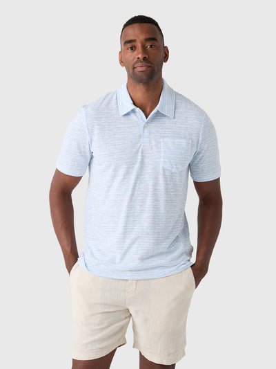 Faherty Brand Men's Short-Sleeve Breeze Polo - Saint Bernard