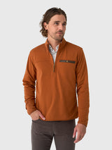 Tom Beckbe Men's Tucker Fleece Quarter-Zip - Saint Bernard