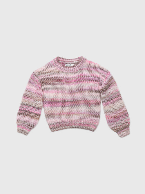 Molly Bracken Girls' Tie Dye Knit Sweater - Saint Bernard
