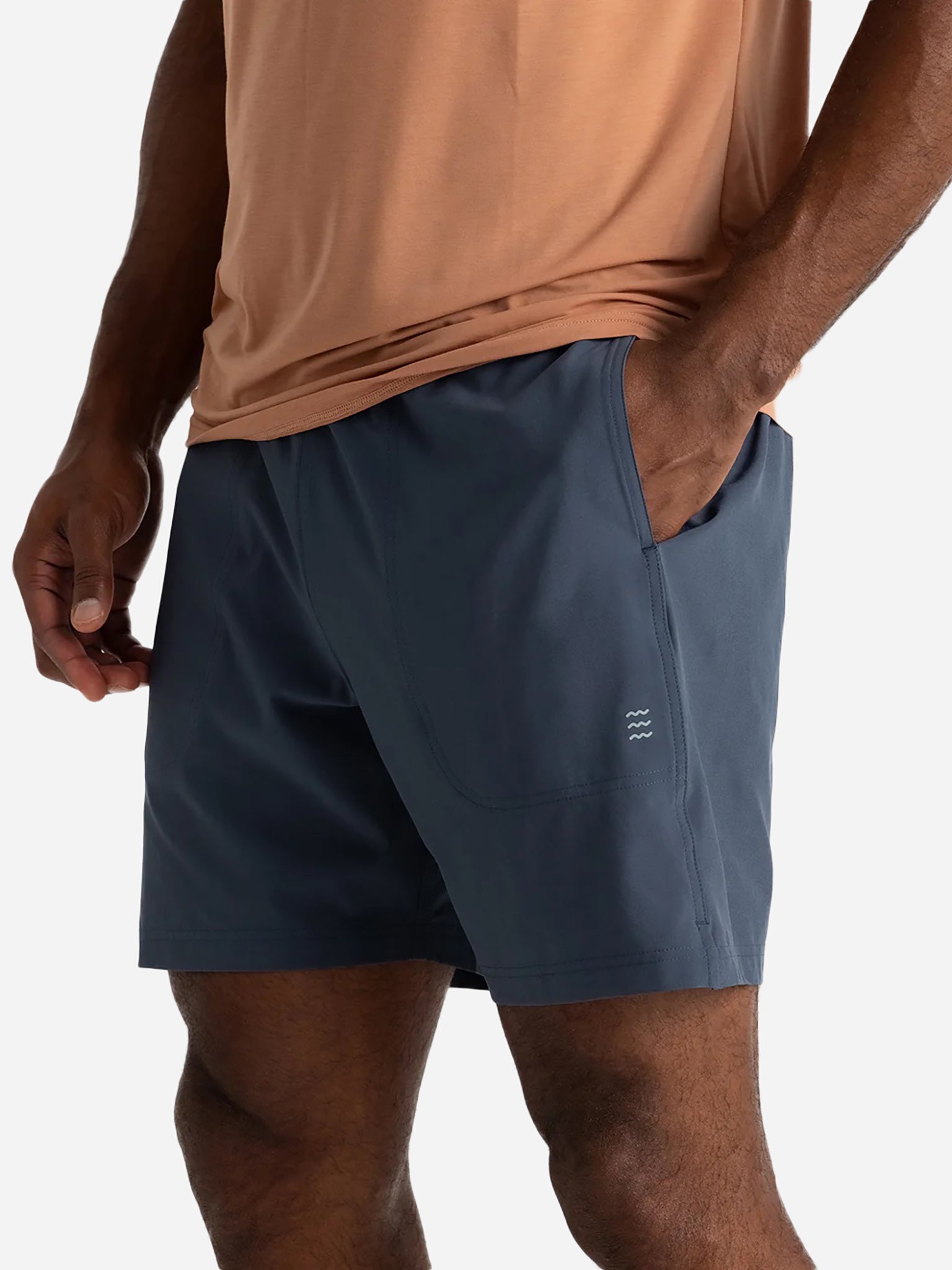 Free Fly Men's Bamboo-Lined 7" Active Breeze Short - Saint Bernard
