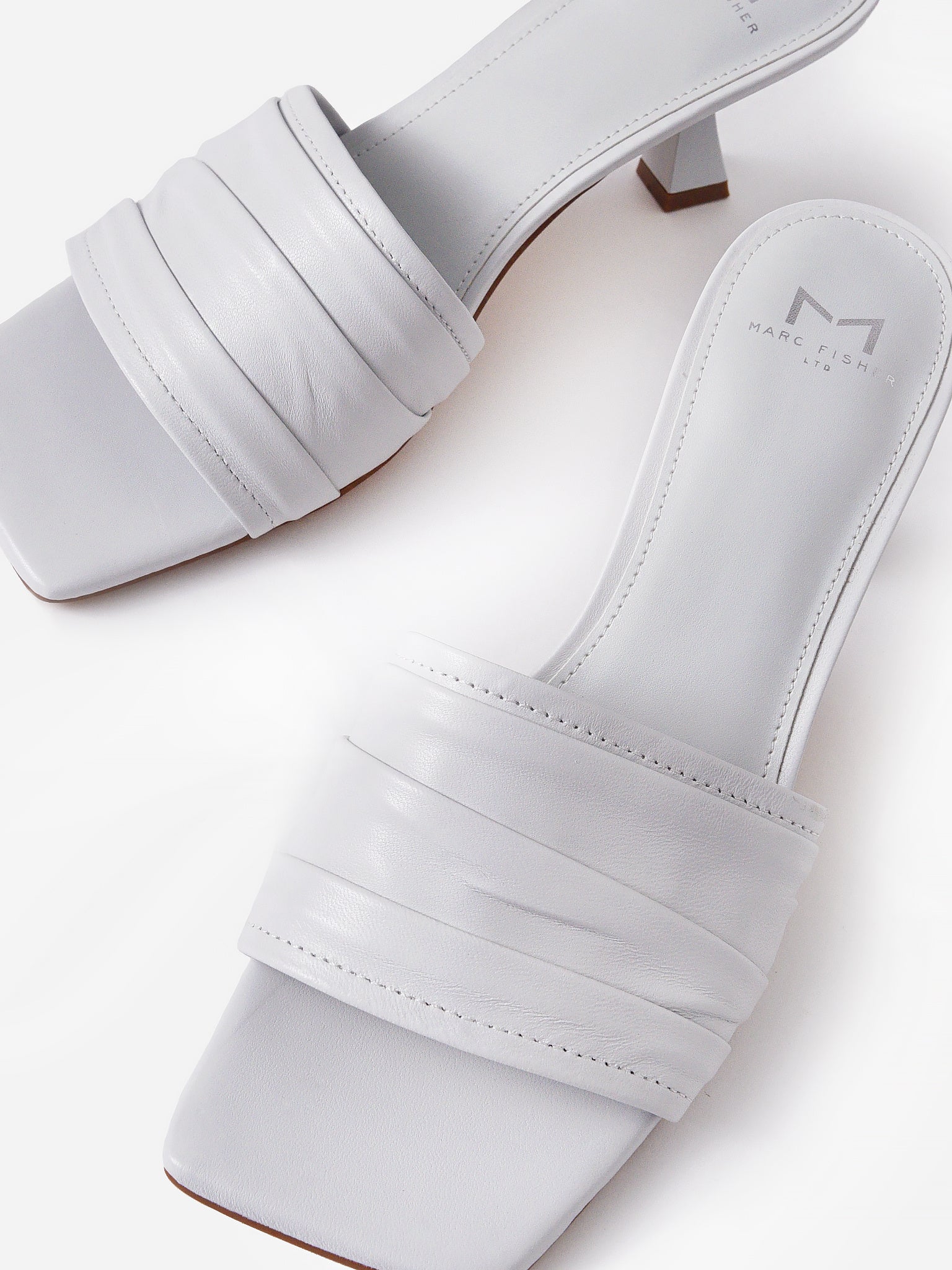 Marc Fisher Women's Caleno Kitten Heel Sandal - Saint Bernard