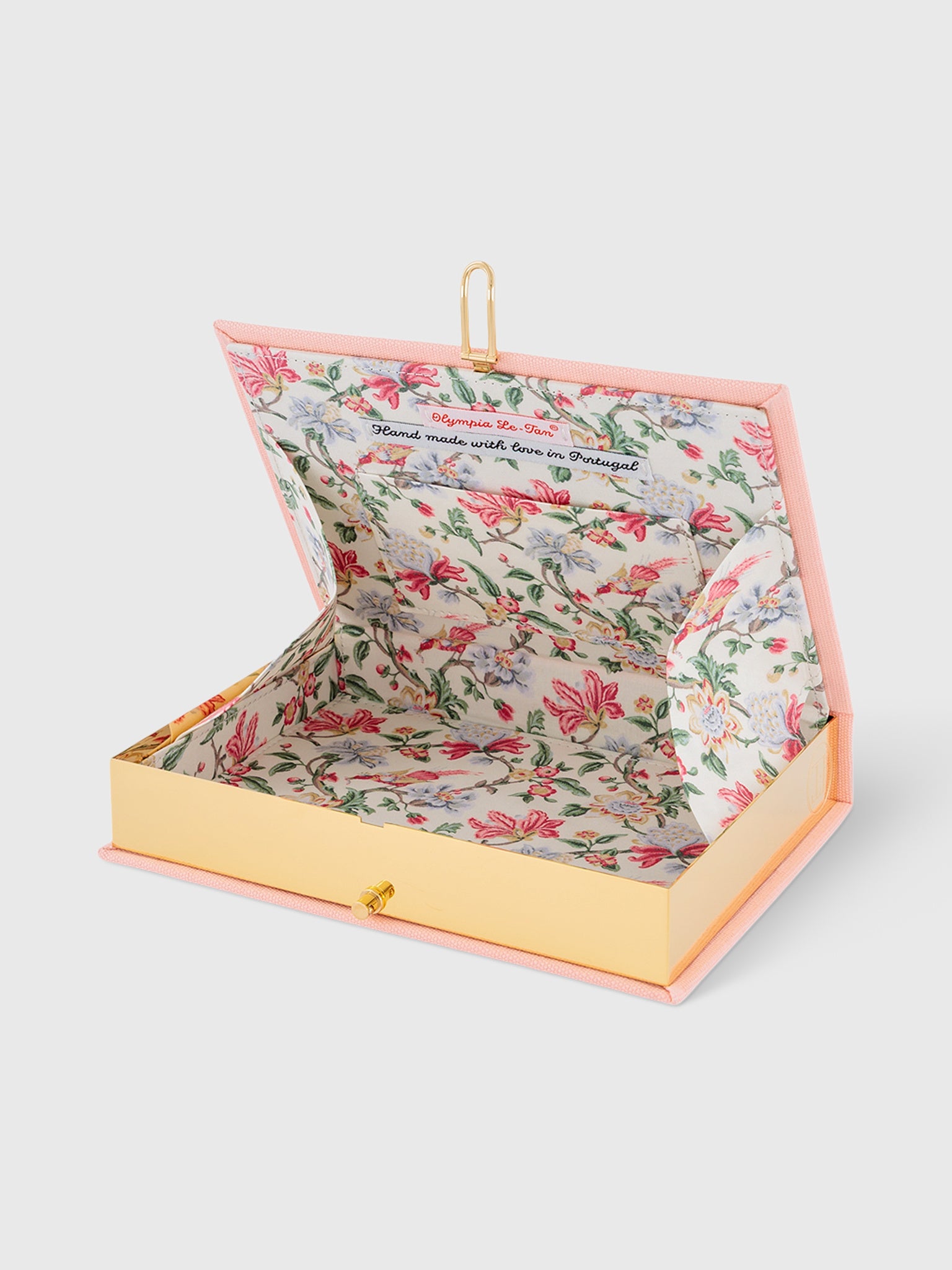 Olympia Le-Tan Good Luck Strapped Book Clutch - Saint Bernard