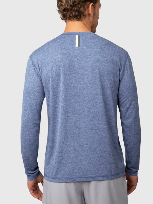 Rhoback Men's Heather Blitz Tech Long Sleeve 2.0 Tee