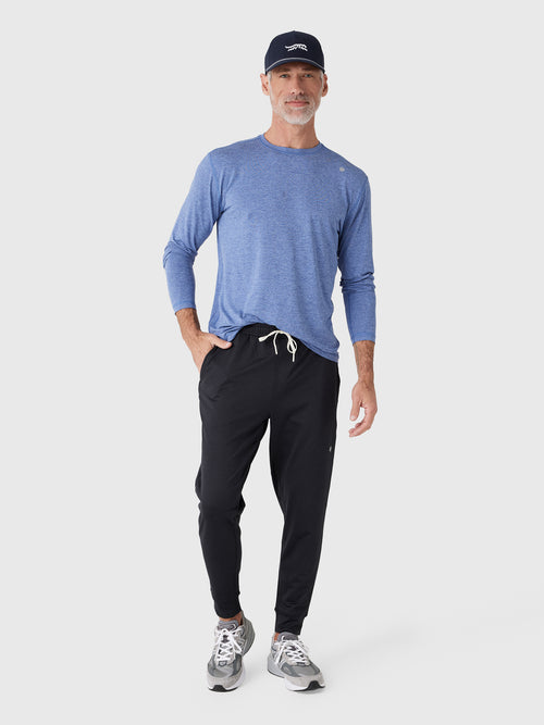 Rhoback Men's Heather Blitz Tech Long Sleeve 2.0 Tee - Saint Bernard