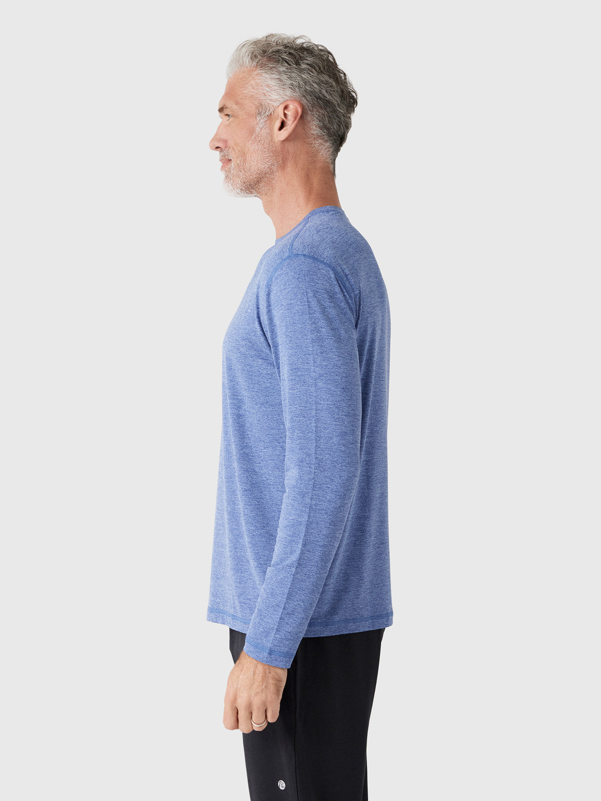 Rhoback Men's Heather Blitz Tech Long Sleeve 2.0 Tee - Saint Bernard