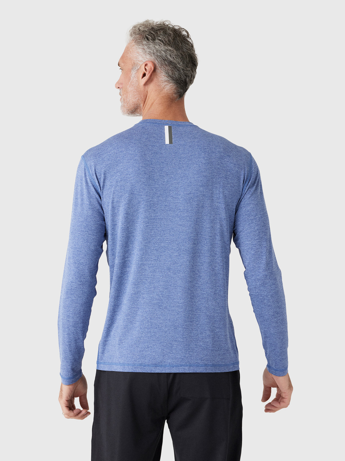 Rhoback Men's Heather Blitz Tech Long Sleeve 2.0 Tee - Saint Bernard