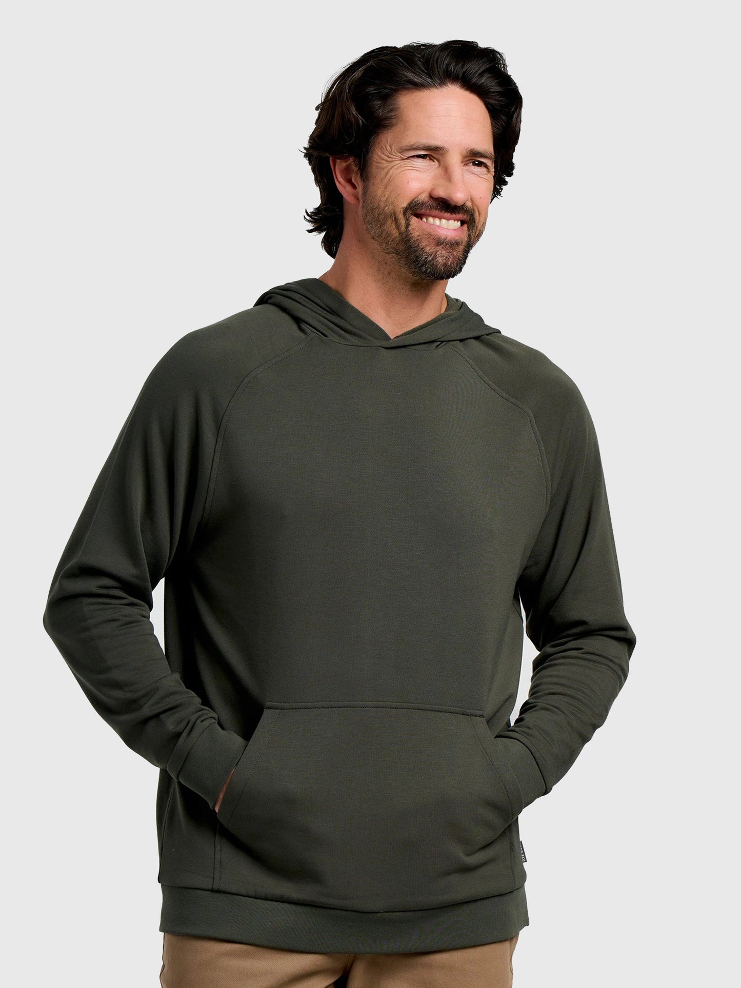 Free Fly Men's Bamboo Lightweight Fleece Hoodie - Saint Bernard