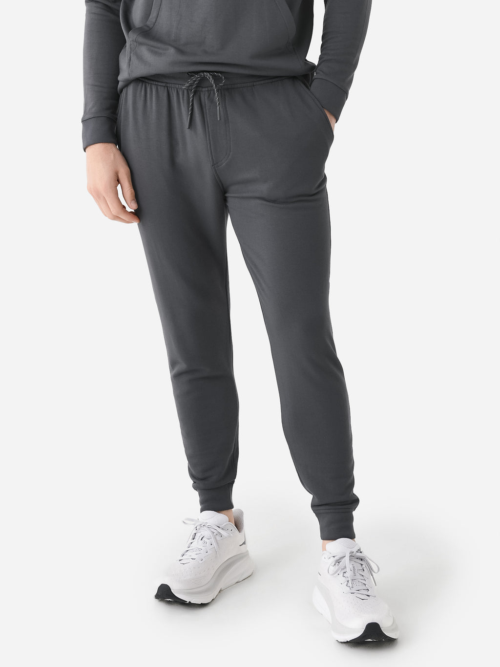 Free Fly Men's Bamboo Lightweight Fleece Jogger - Saint Bernard