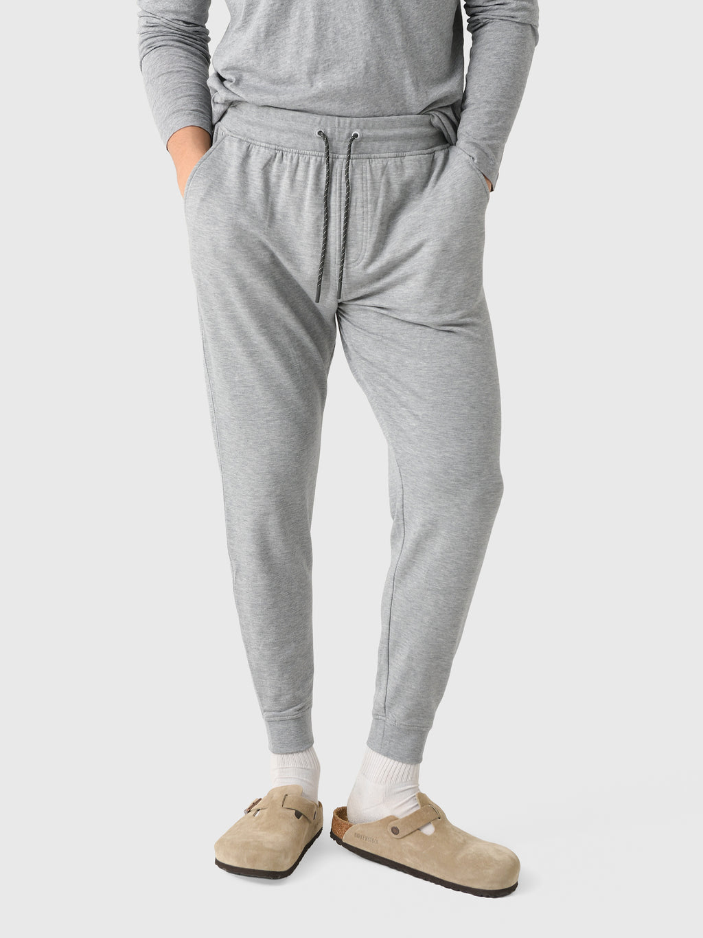 Free Fly Men's Bamboo Lightweight Fleece Jogger - Saint Bernard