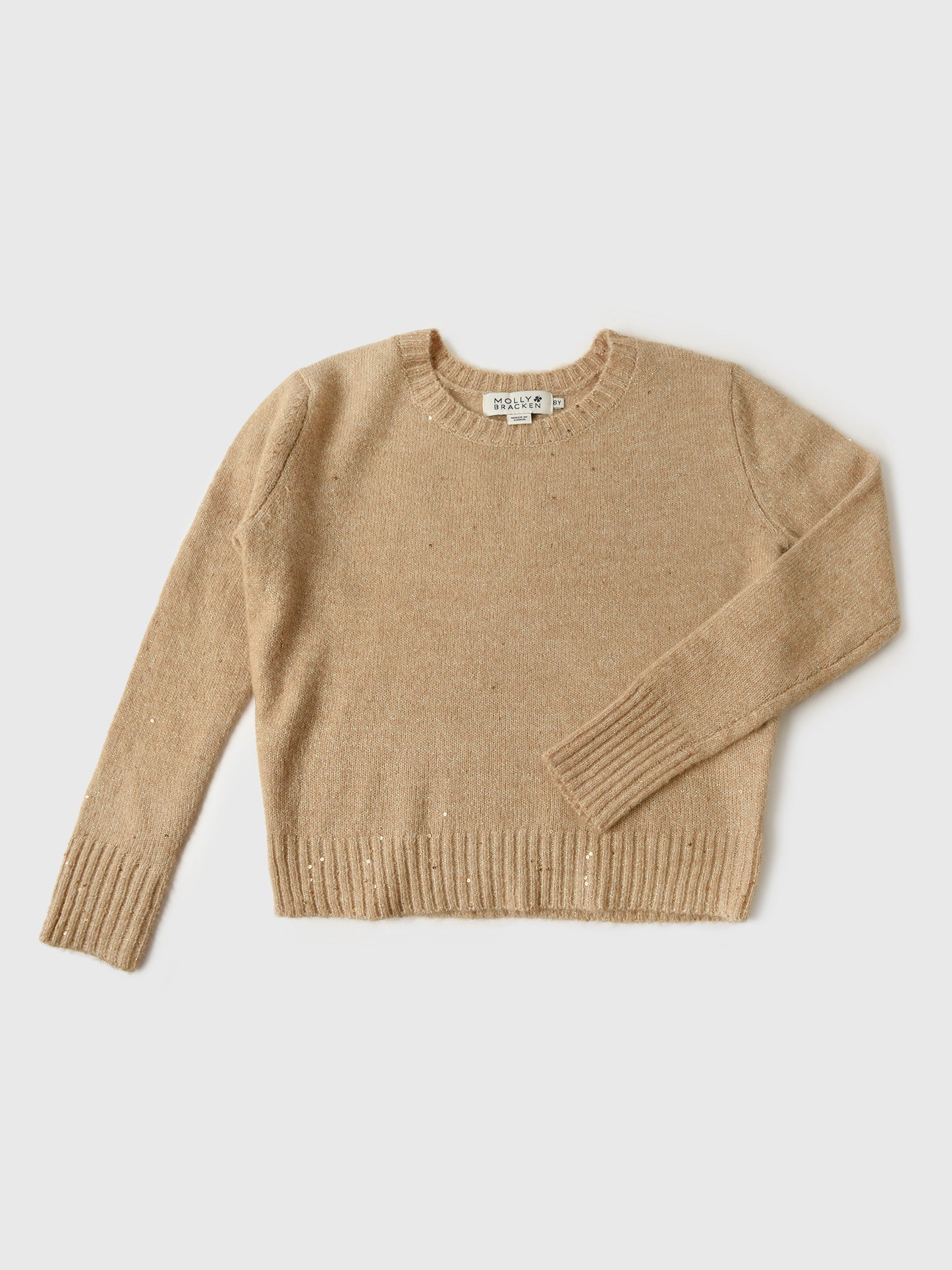 Molly Bracken Girls' Iridescent Wool Sweater - Saint Bernard