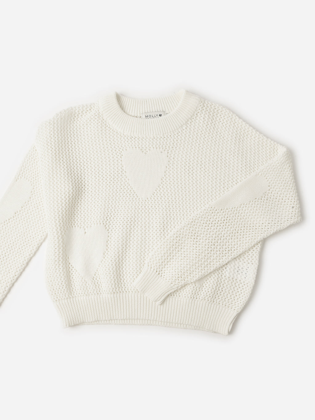 Molly Bracken Girls' Openwork Sweater - Saint Bernard