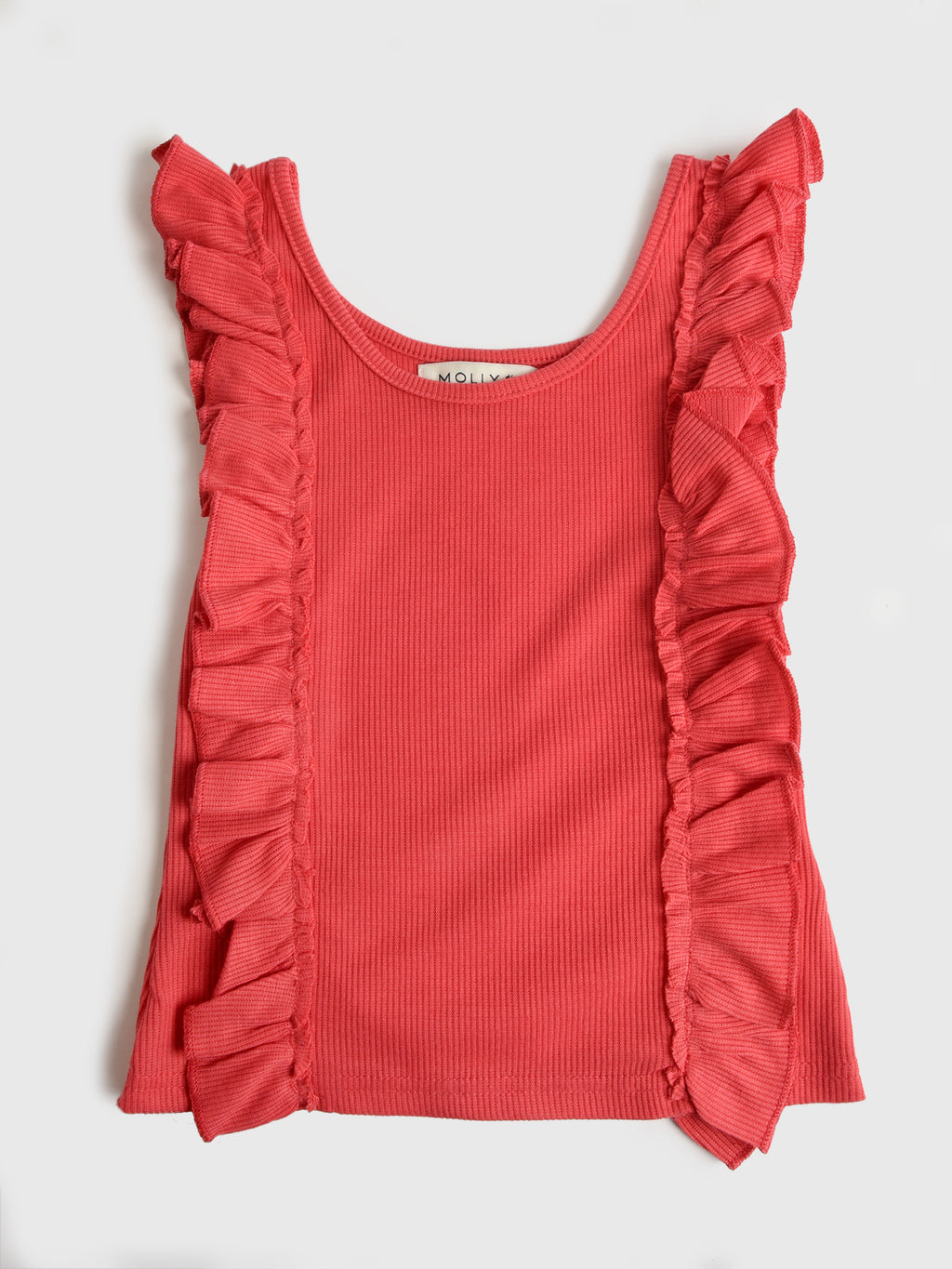 Molly Bracken Girls' Ruffled Tank Top - Saint Bernard