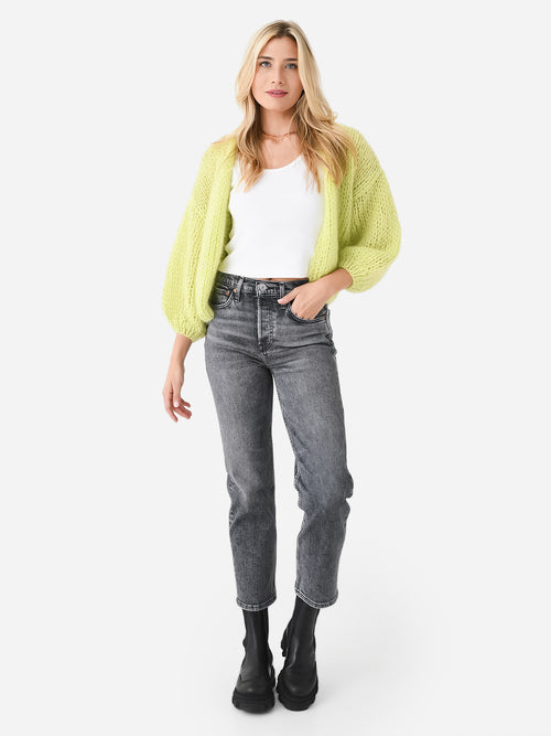 Maiami Women's Mohair Bomber Cardigan