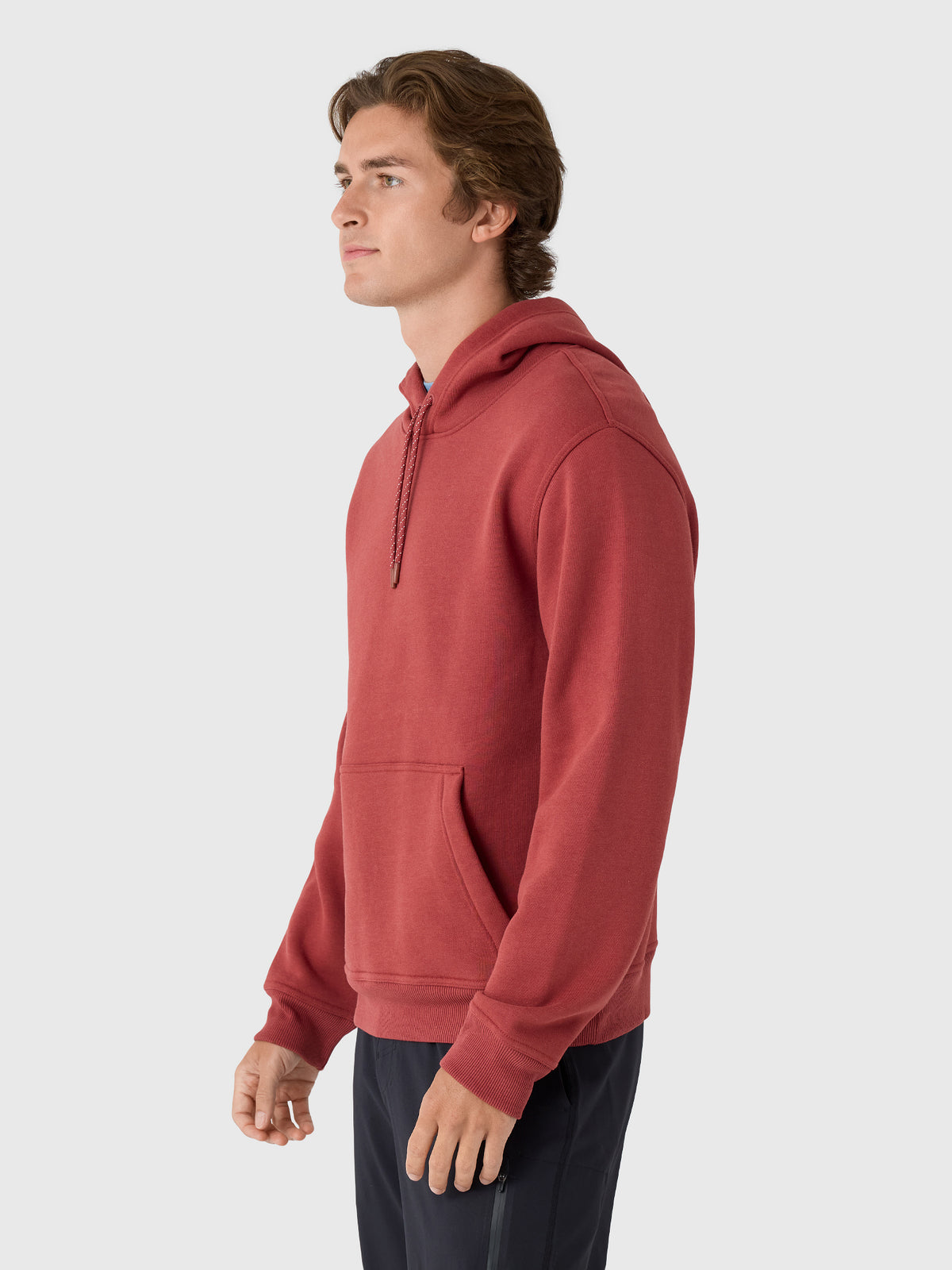 Free Fly Men's Bamboo Northcoast Fleece Pullover Hoodie - Saint Bernard