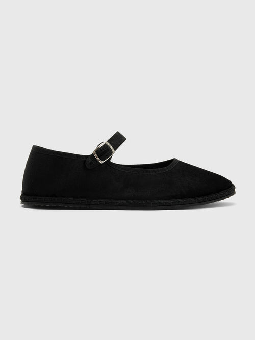 Vibi Venezia Women's Mary Jane Faux Ponyskin Leather Flat