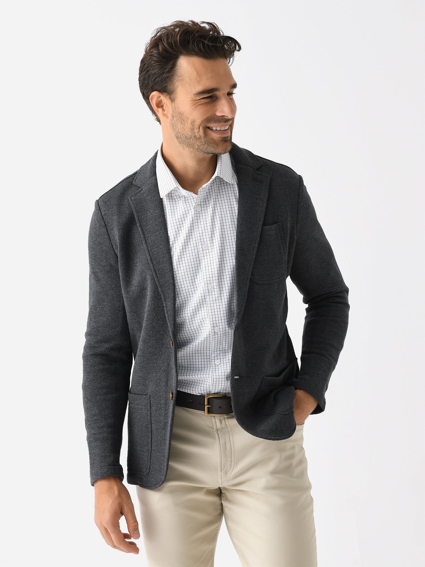 Faherty Brand Men's Inlet Knit Blazer - Saint Bernard