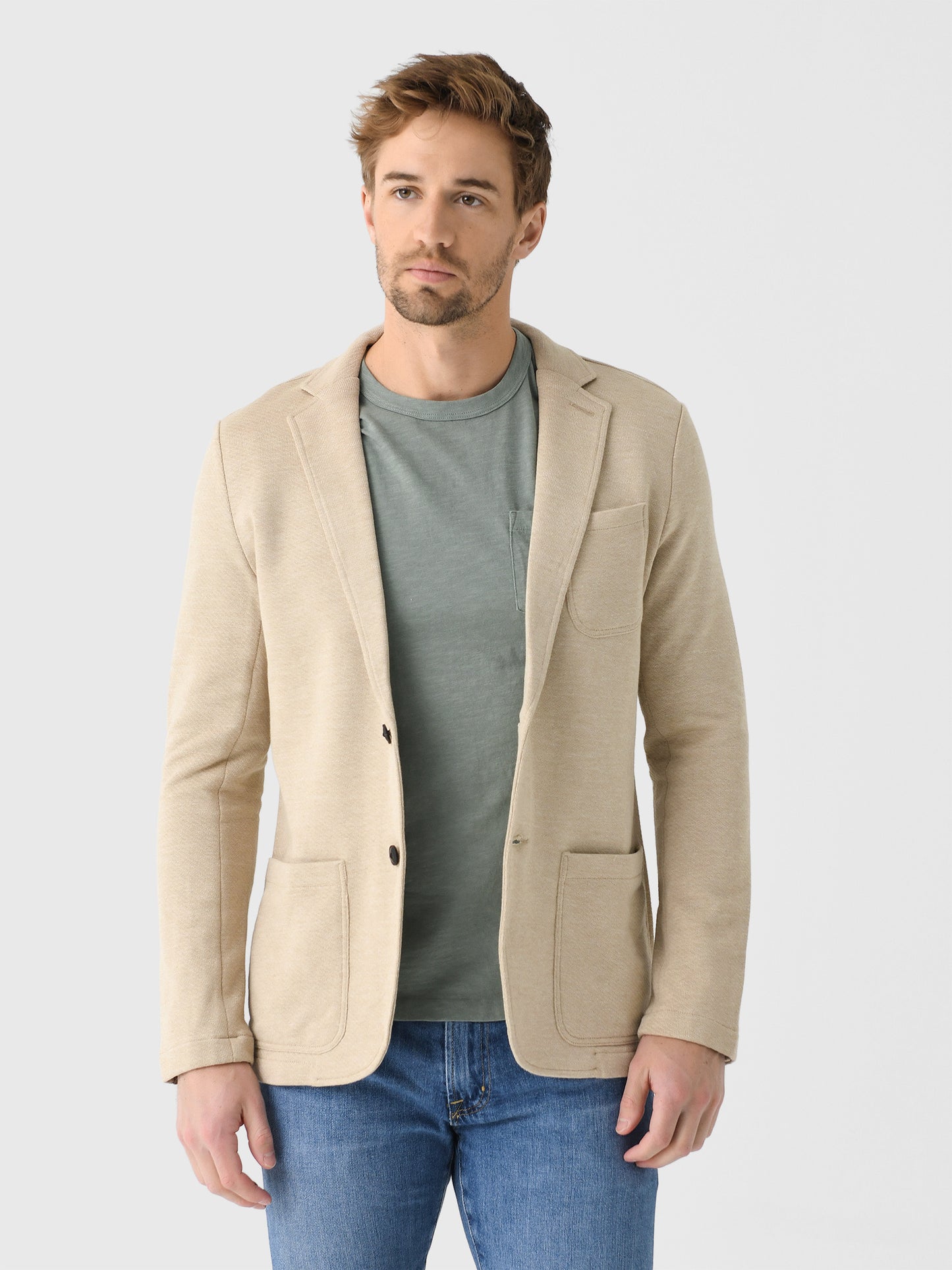 Faherty Brand Men's Inlet Knit Blazer - Saint Bernard