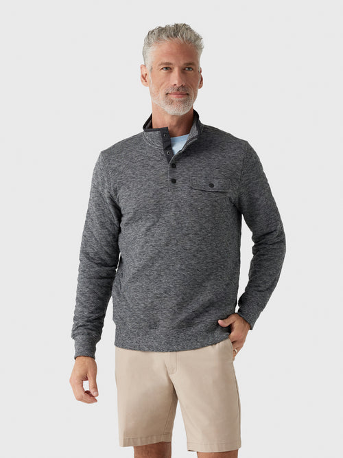 Faherty Brand Men's Epic Quilted Fleece Pullover - Saint Bernard