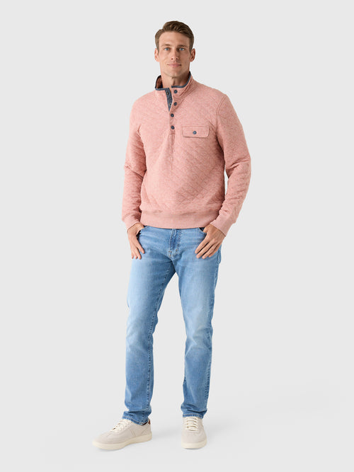 Faherty Brand Men's Epic Quilted Fleece Pullover - Saint Bernard