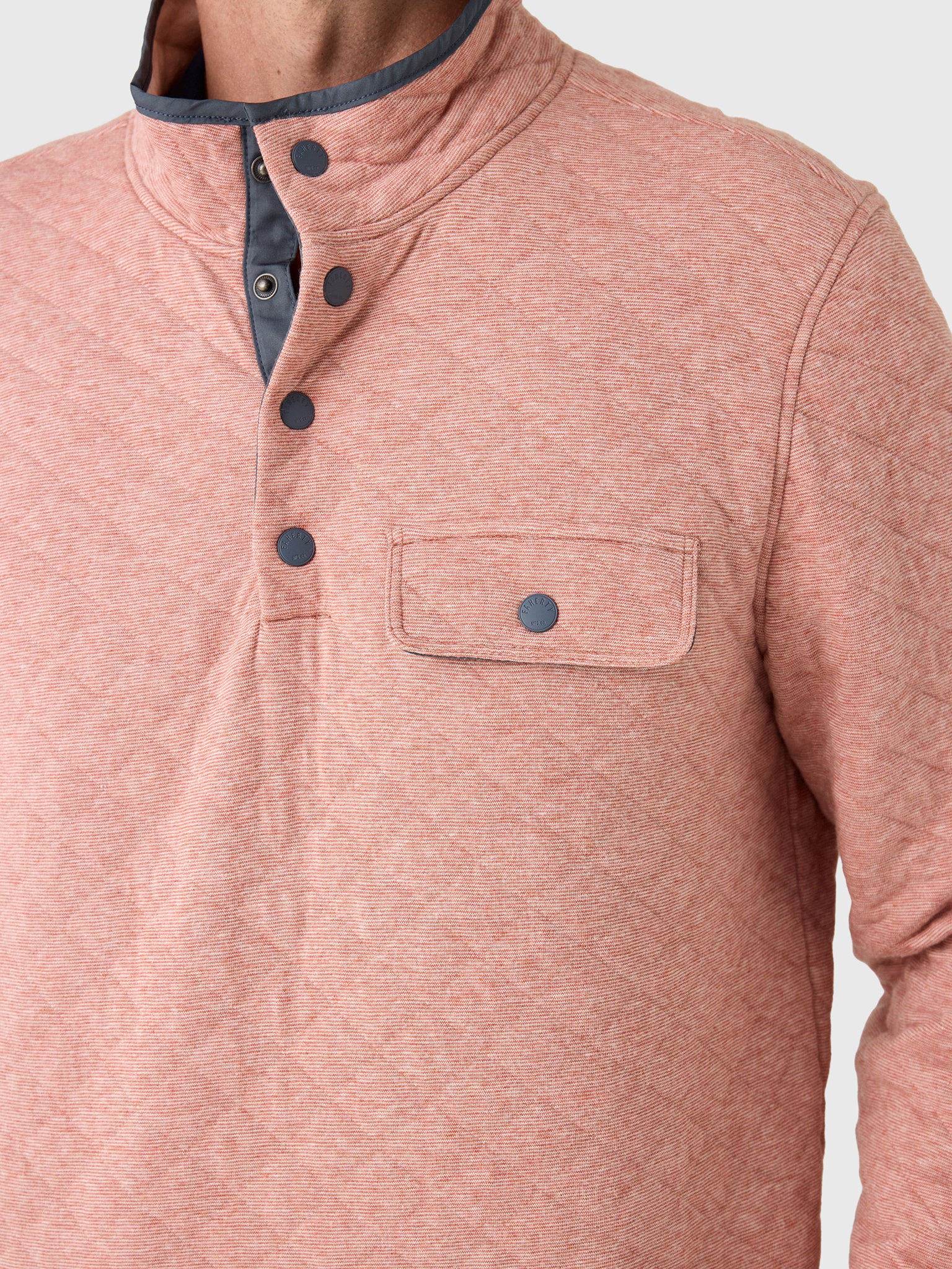 Faherty Brand Men's Epic Quilted Fleece Pullover - Saint Bernard